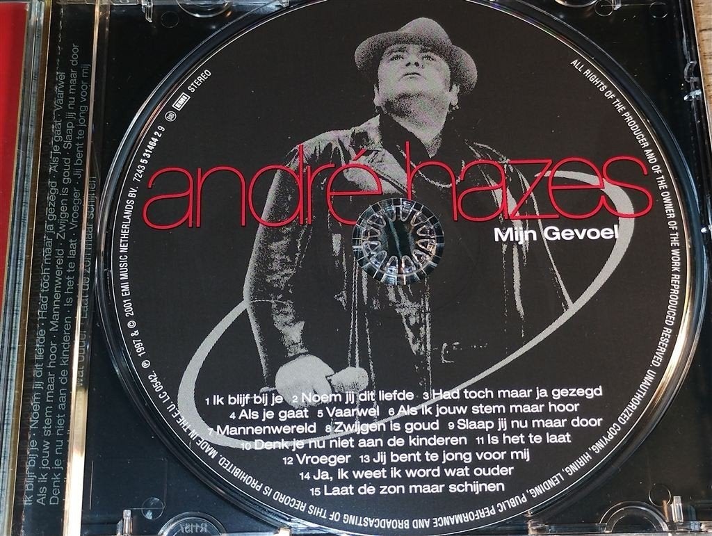 Andre Hazes - Mijn Gevoel [24 Bit], Ophalen of Verzenden, Zo goed als nieuw, Levenslied of Smartlap