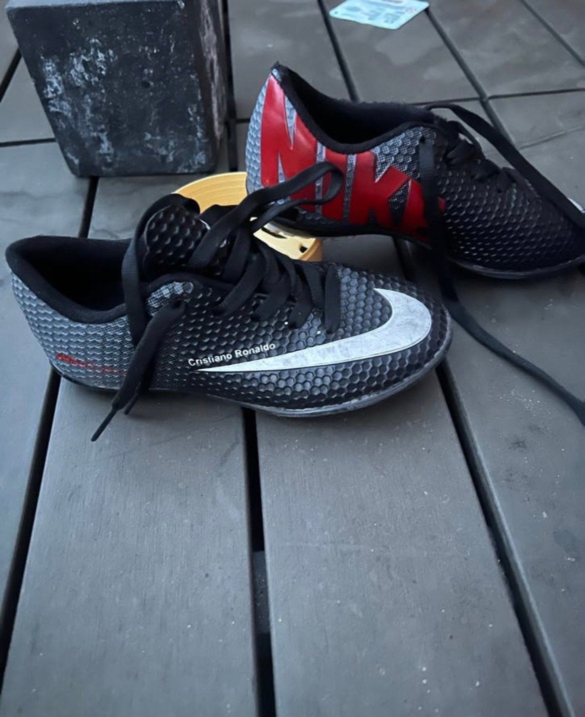 Voetbalschoenen Cristiano Ronaldo Maat 29, Maat XS of kleiner, Ophalen of Verzenden, Gebruikt, Schoenen