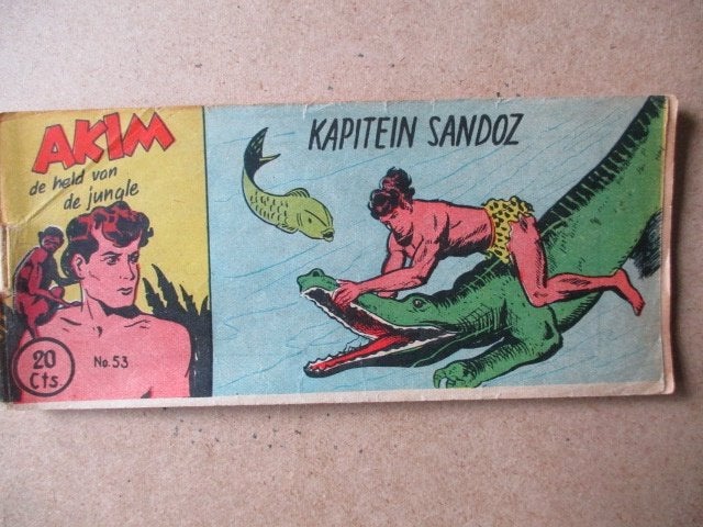 ad000221 akim 53, Boeken, Eén stripboek, Ophalen, Gelezen