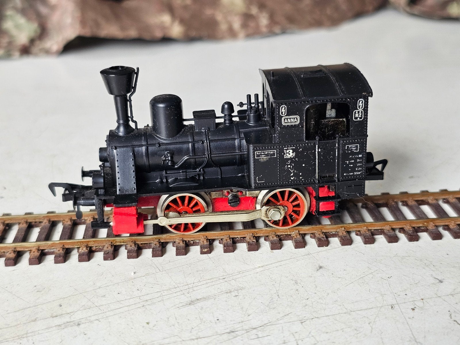 Fleischmann HO Stoomlocomotief 'Anna' GETESTen ok, Hobby en Vrije tijd, Modeltreinen | H0, Fleischmann, Ophalen of Verzenden, Zo goed als nieuw