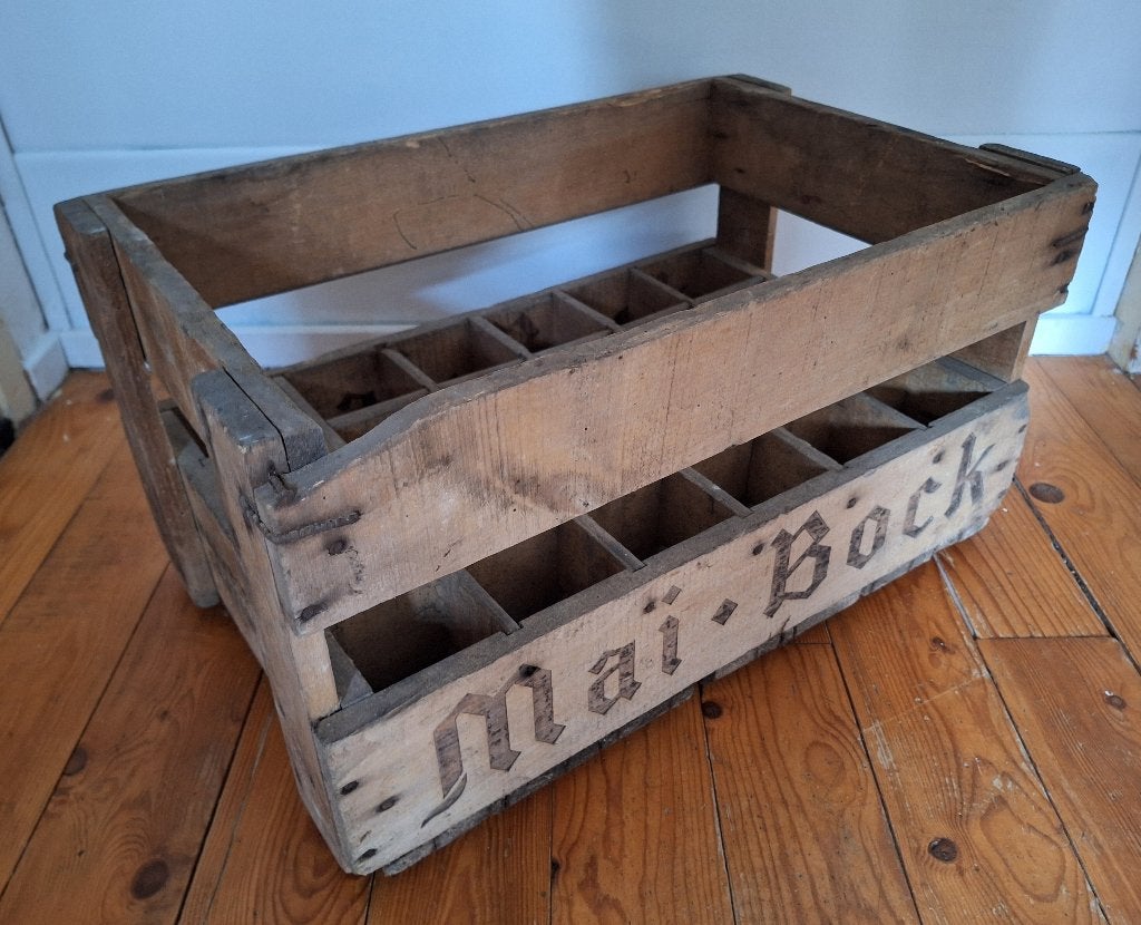 Houten Krat Mai-Bock Bier (24 vakken), Ophalen of Verzenden