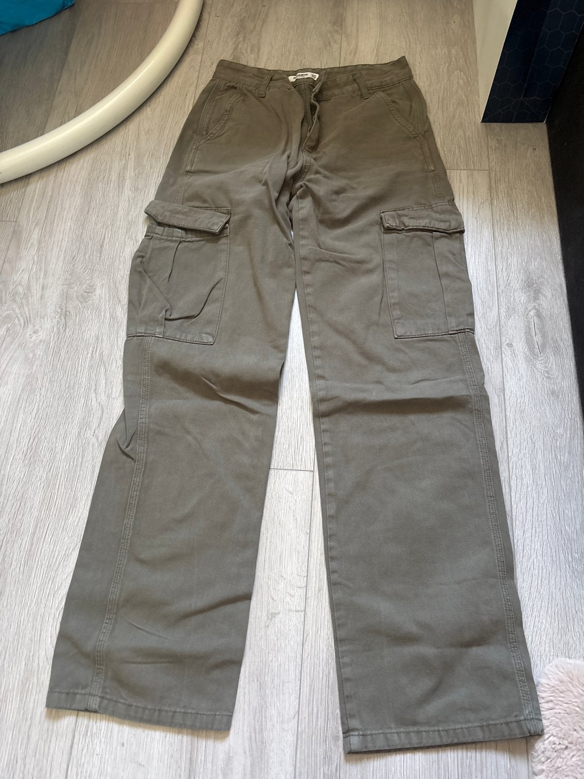 Pull&Bear Cargo Broek - Maat 36 (S), Ophalen of Verzenden, Maat 36 (S), Lang, Gedragen