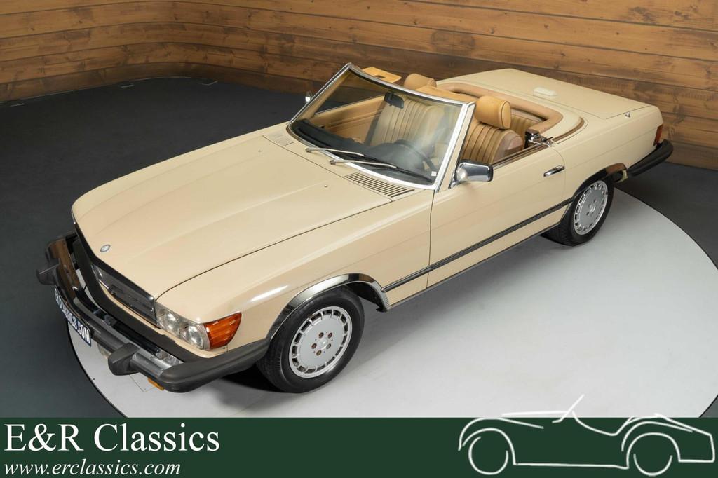 Mercedes 380SL Cabriolet | 1983, Automaat, Achterwielaandrijving, Cabriolet, Beige