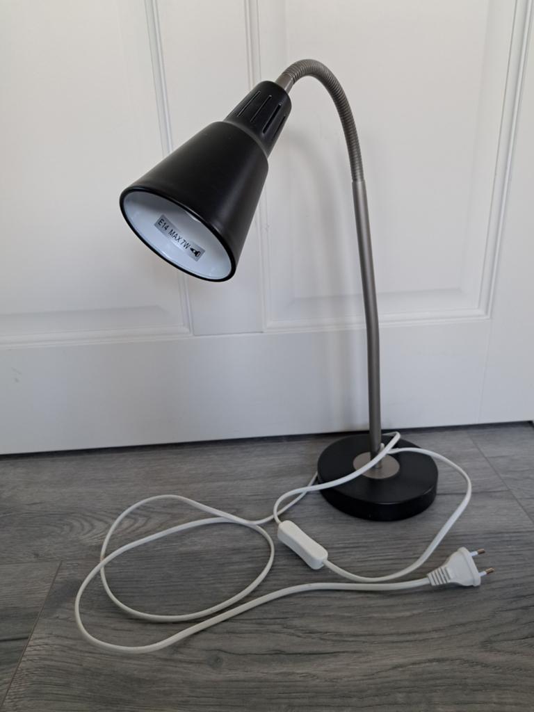 Ikea bureaulamp, in goede staat, Ophalen of Verzenden, Zo goed als nieuw, Minder dan 50 cm