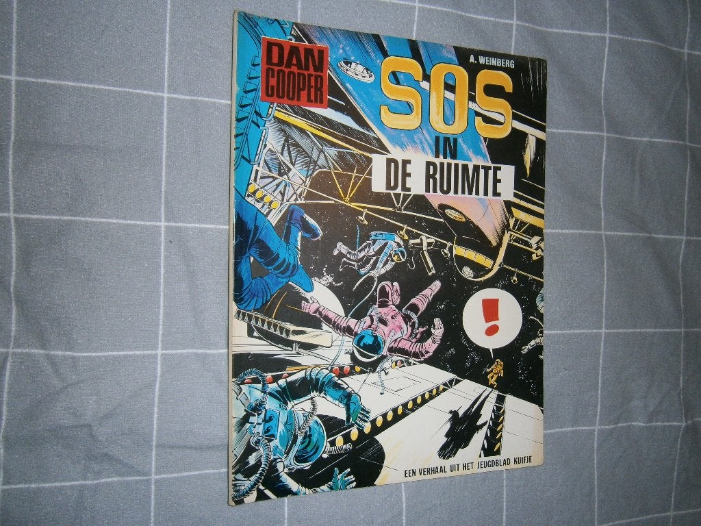 Dan Cooper – SOS in de ruimte (1e druk 1971) A. Weinberg, A. Weinberg, Eén stripboek, Ophalen, Gelezen