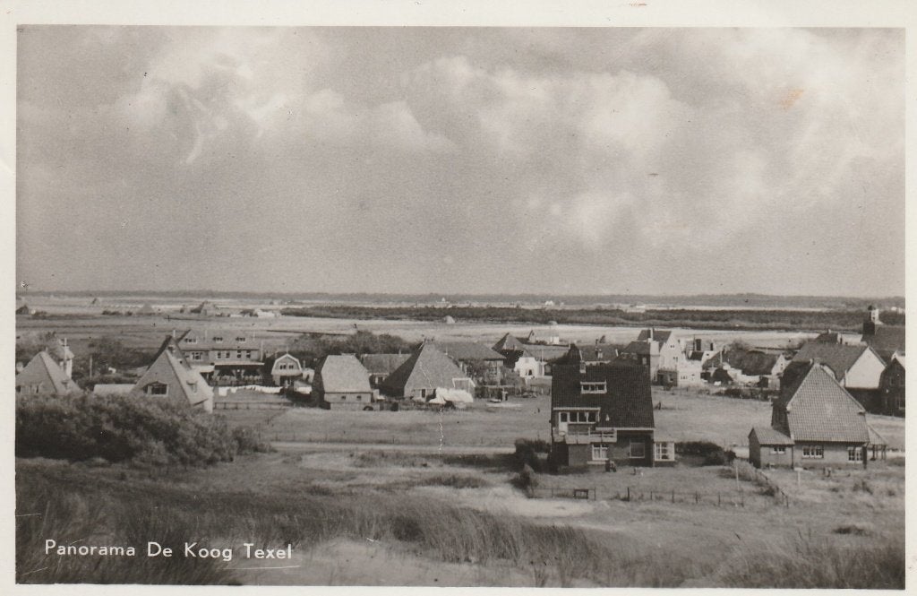 Texel    de Koog, Ophalen of Verzenden, 1940 tot 1960, Gelopen, Waddeneilanden