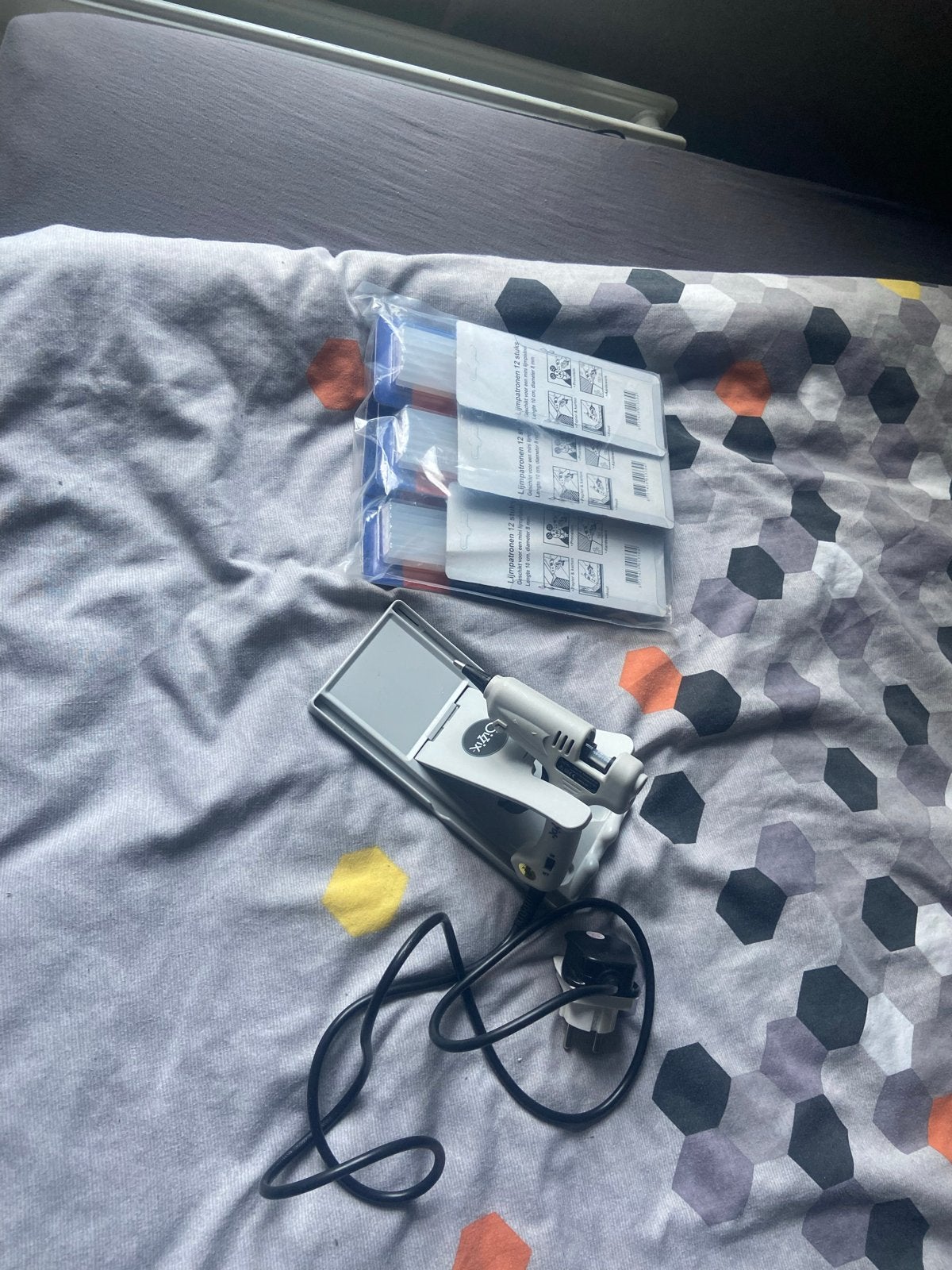 Sizzix Heat Tool met lijmpatronen, Gereedschap of Toebehoren, Ophalen of Verzenden, Zo goed als nieuw, Kunststof