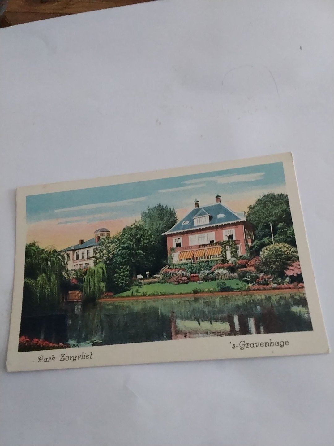 Oude ansichtkaart Park Zorgvliet, 's-Gravenhage, Ophalen of Verzenden, Voor 1920, Zuid-Holland