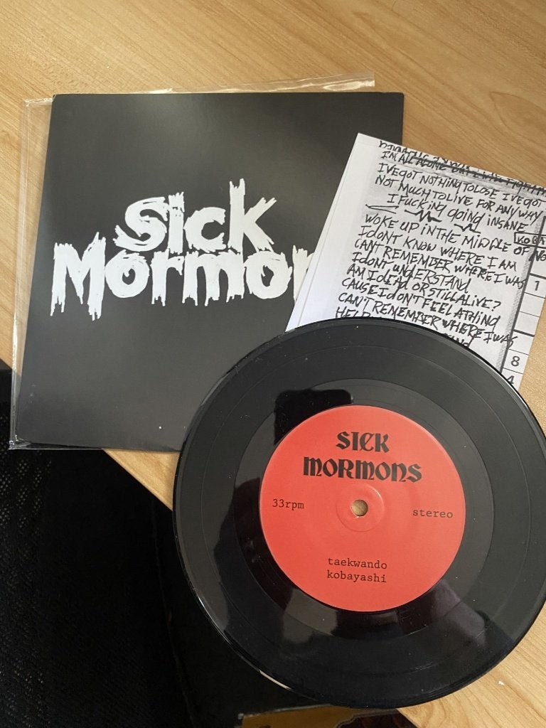 Sick Mormons – Sick Mormons, Cd's en Dvd's, Vinyl | Rock, 7 inch, Ophalen of Verzenden, Zo goed als nieuw, EP