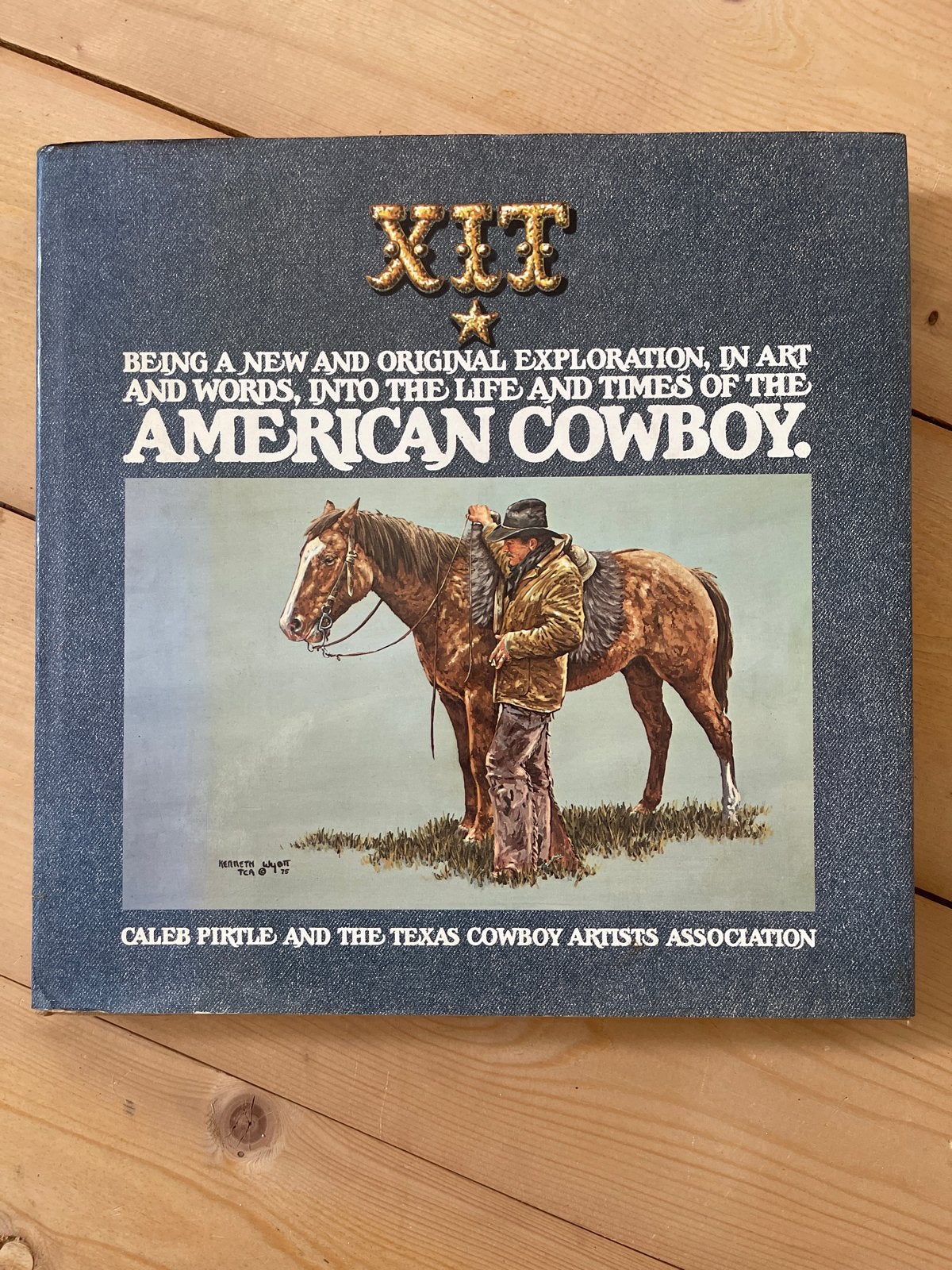 XIT The American Cowboy - Boek over Amerikaanse cowboys, Ophalen of Verzenden, Gelezen, Overige onderwerpen