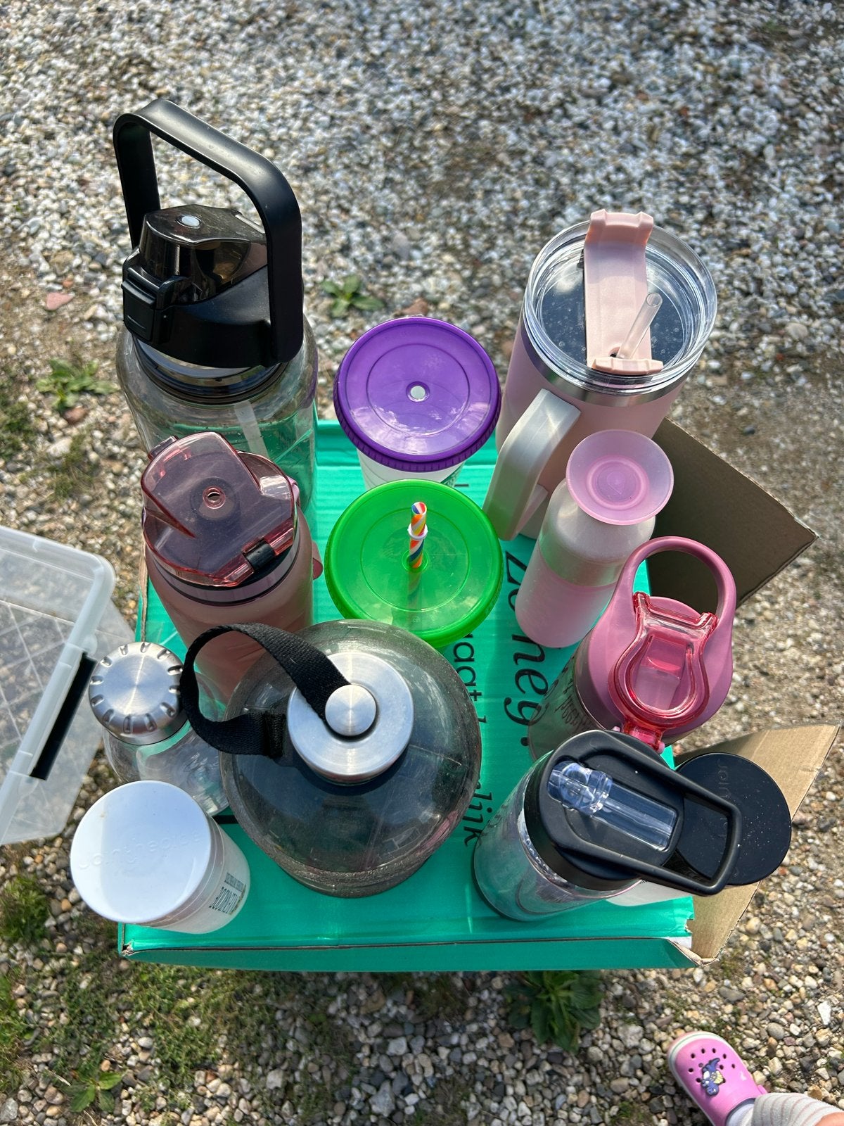Diverse drinkflessen en bekers - Verschillende merken, Kunststof, Ophalen of Verzenden, Meerkleurig, Overige merken
