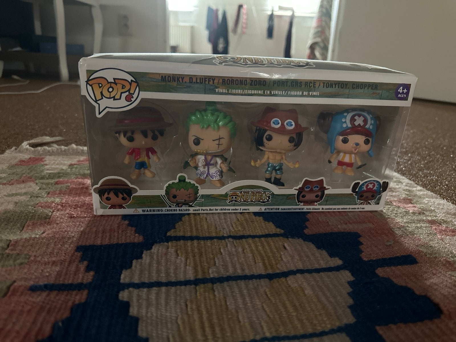 One Piece Funko Pop! 4-pack - Luffy, Zoro, Ace, Chopper, Ophalen, Nieuw