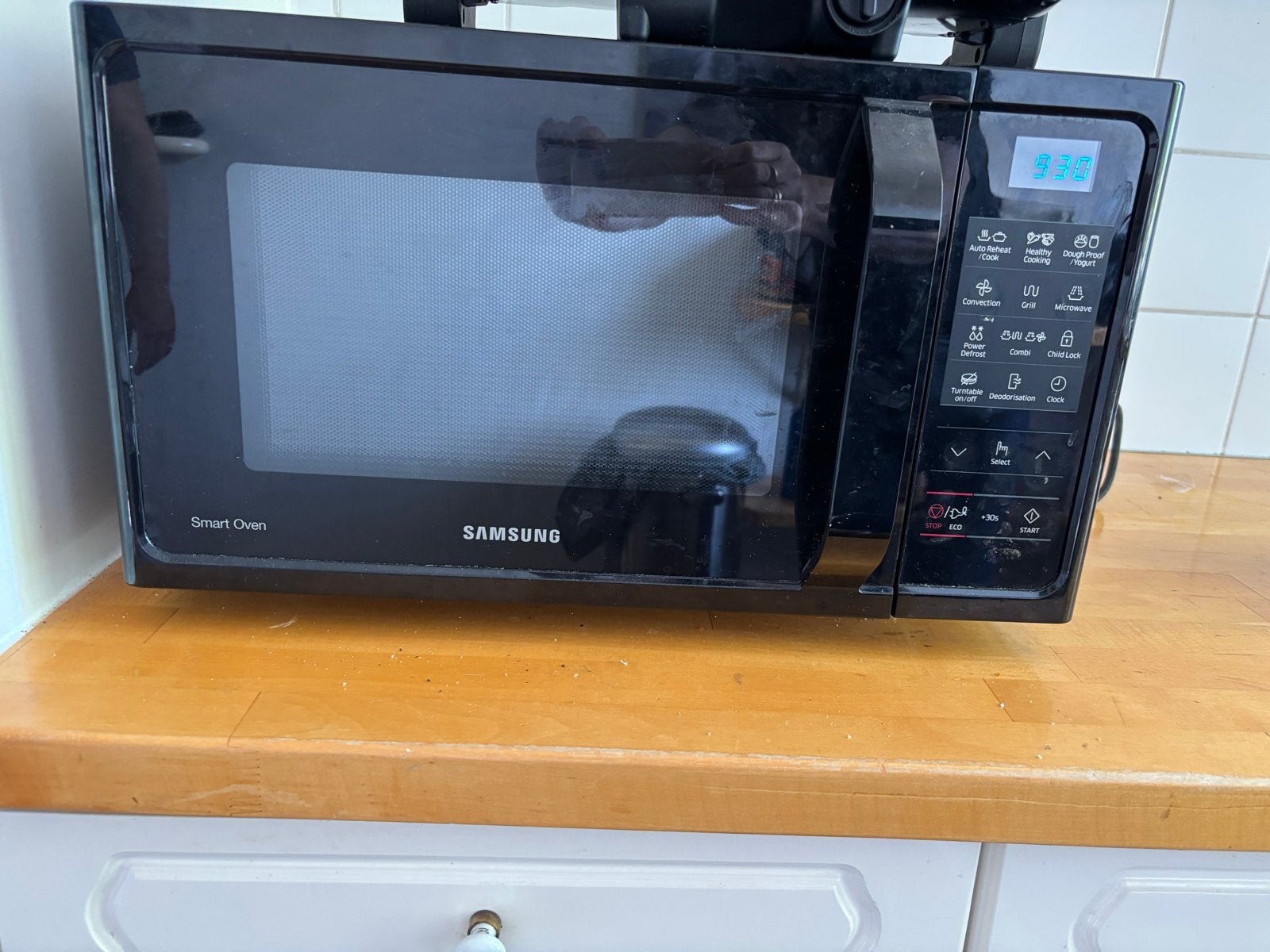 Samsung Smart Oven Combimagnetron - Zwart, Witgoed en Apparatuur, Ophalen, Combimagnetron, Gebruikt, Grill
