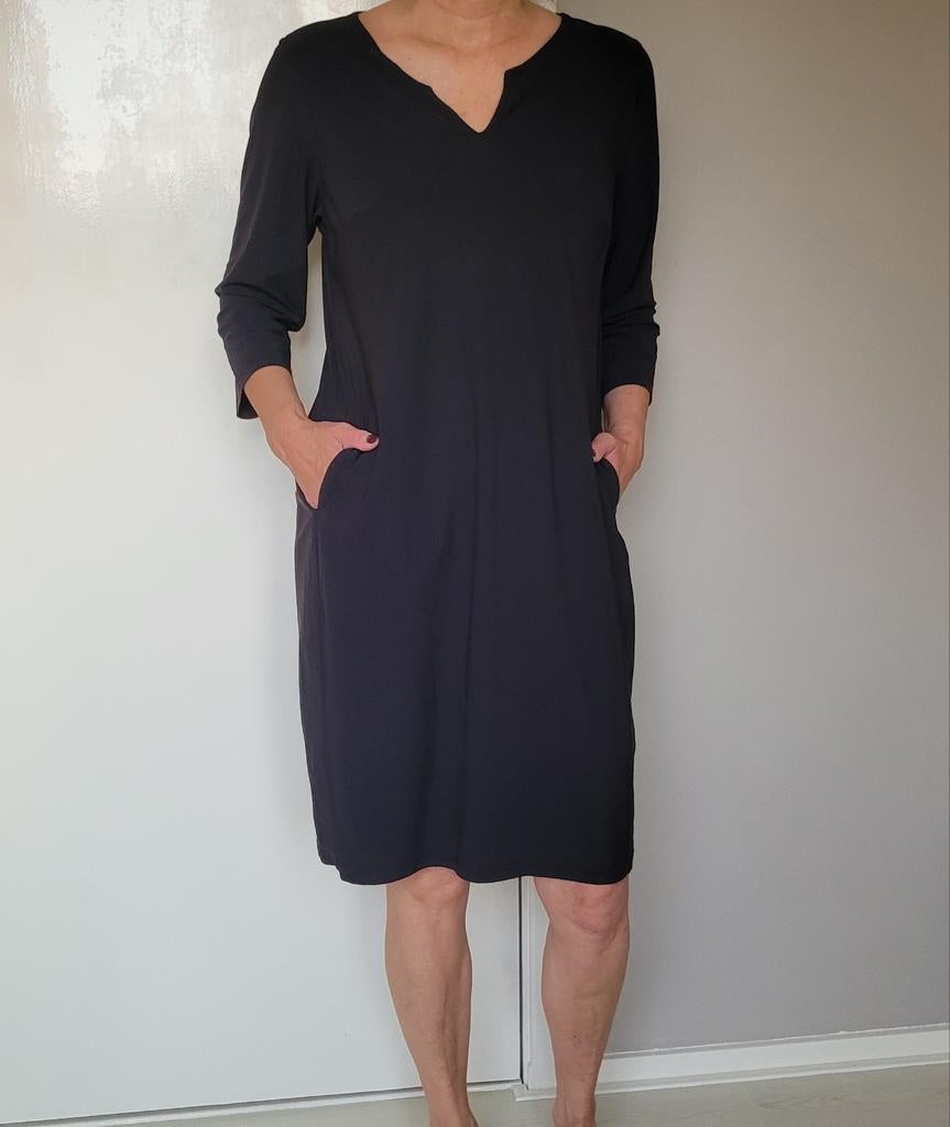 Studio Anneloes Simplicity jurk XL Zwart Travelstof, Kleding | Dames, Studio Anneloes, Zwart, Maat 46/48 (XL) of groter, Ophalen of Verzenden