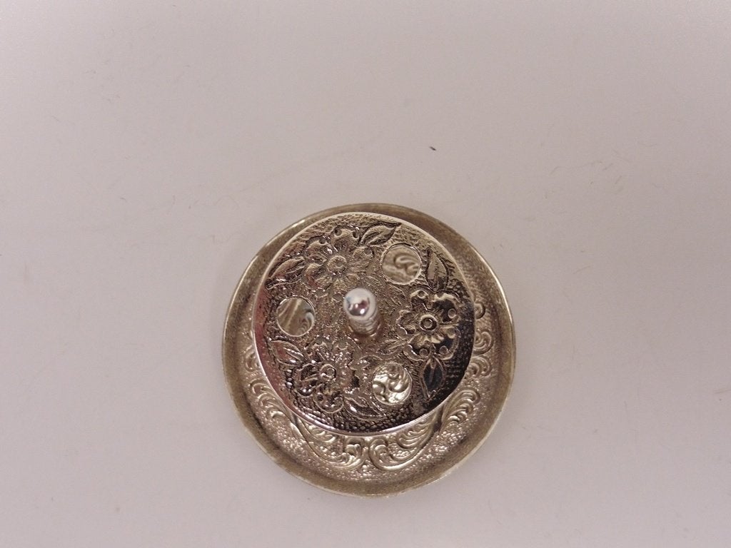 Zilveren miniatuur Pijpenhouder                         Z469, Antiek en Kunst, Ophalen of Verzenden, Zilver