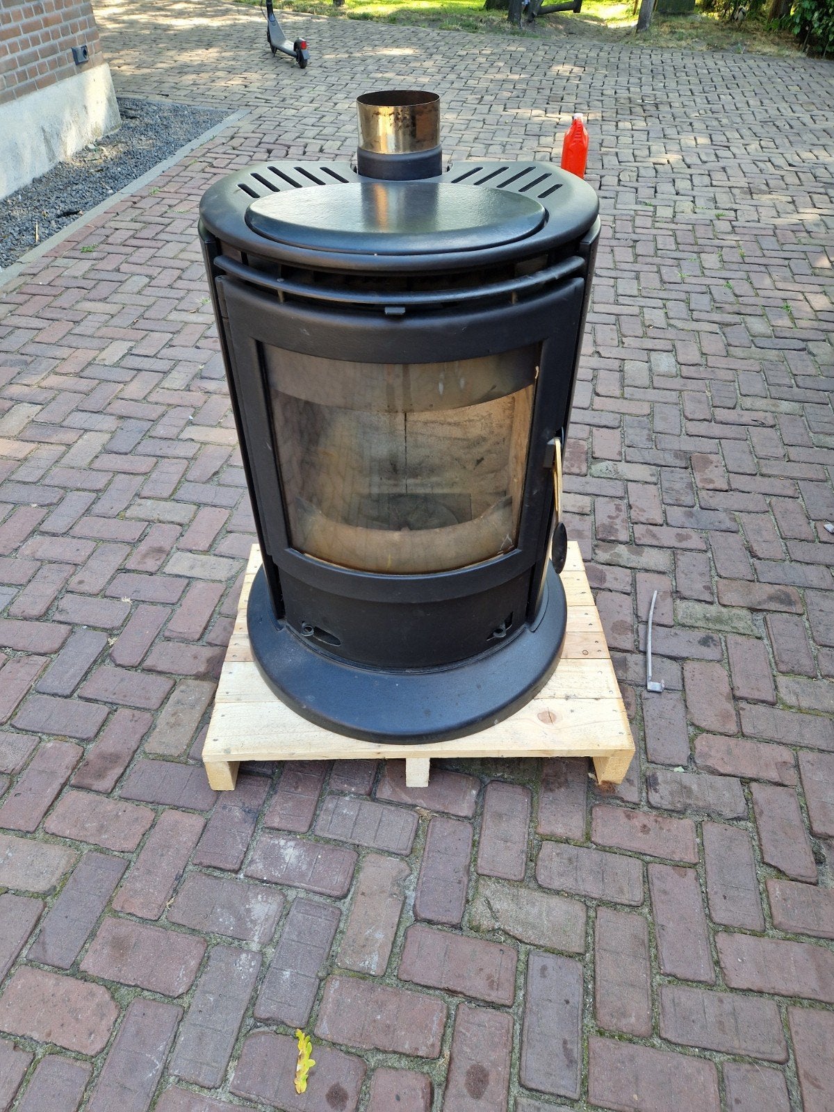 Esprit houtkachel in goede staat, Ophalen, Gebruikt, Houtkachel, Vrijstaand