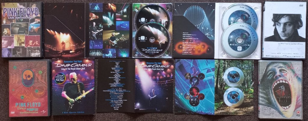 8Disc Pink Floyd pakket o.a. Pulse, Syd Barrett, D.Gilmour, Alle leeftijden, Verzenden, Zo goed als nieuw, Inclusief boekje