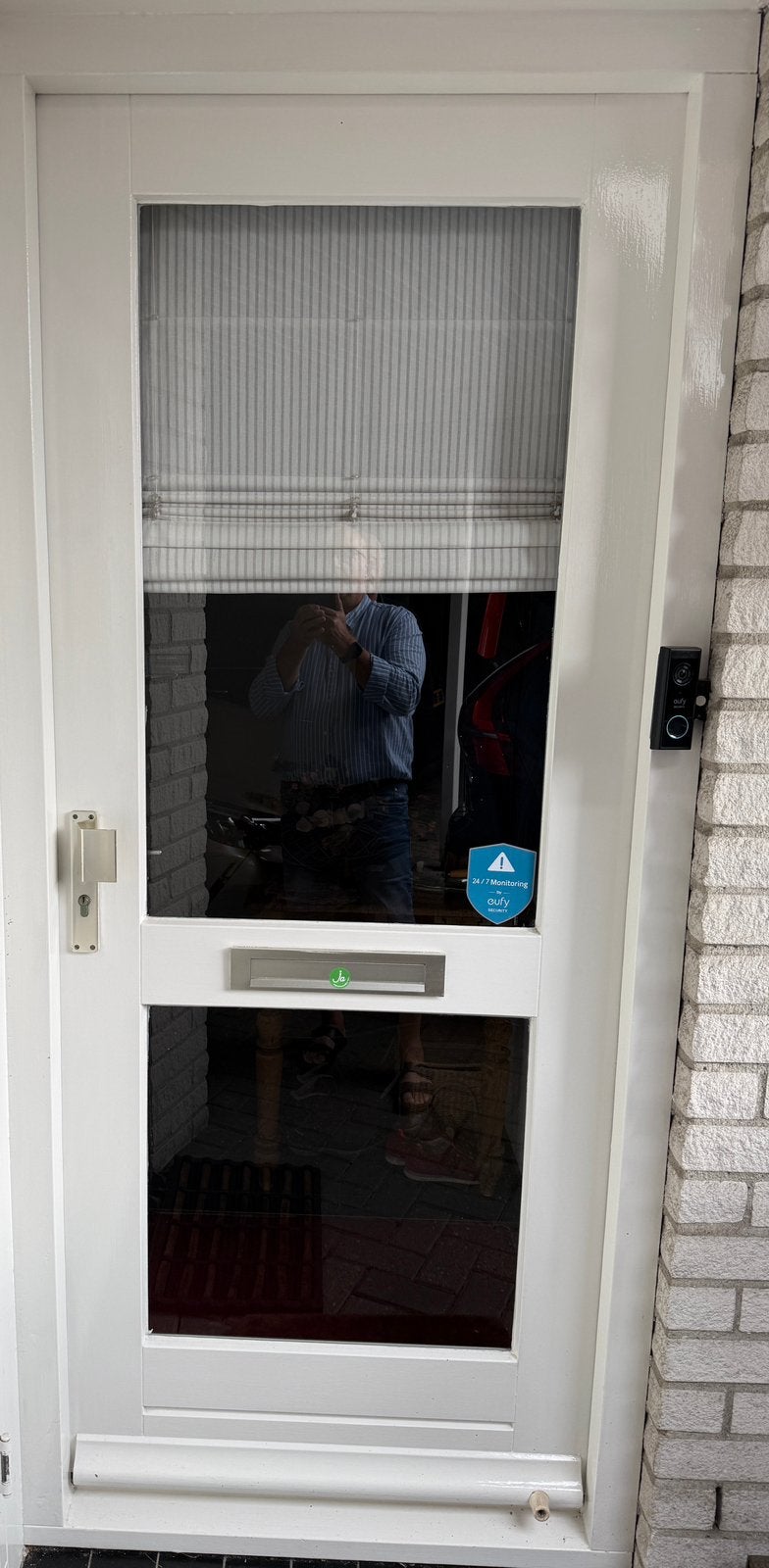 Prachtige linksdraaiende houten voordeur, Doe-het-zelf en Verbouw, Deuren en Horren, Ophalen, Zo goed als nieuw, Buitendeur, 200 tot 215 cm