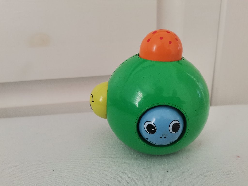 Lego kiekeboe bal, Ophalen, Gebruikt