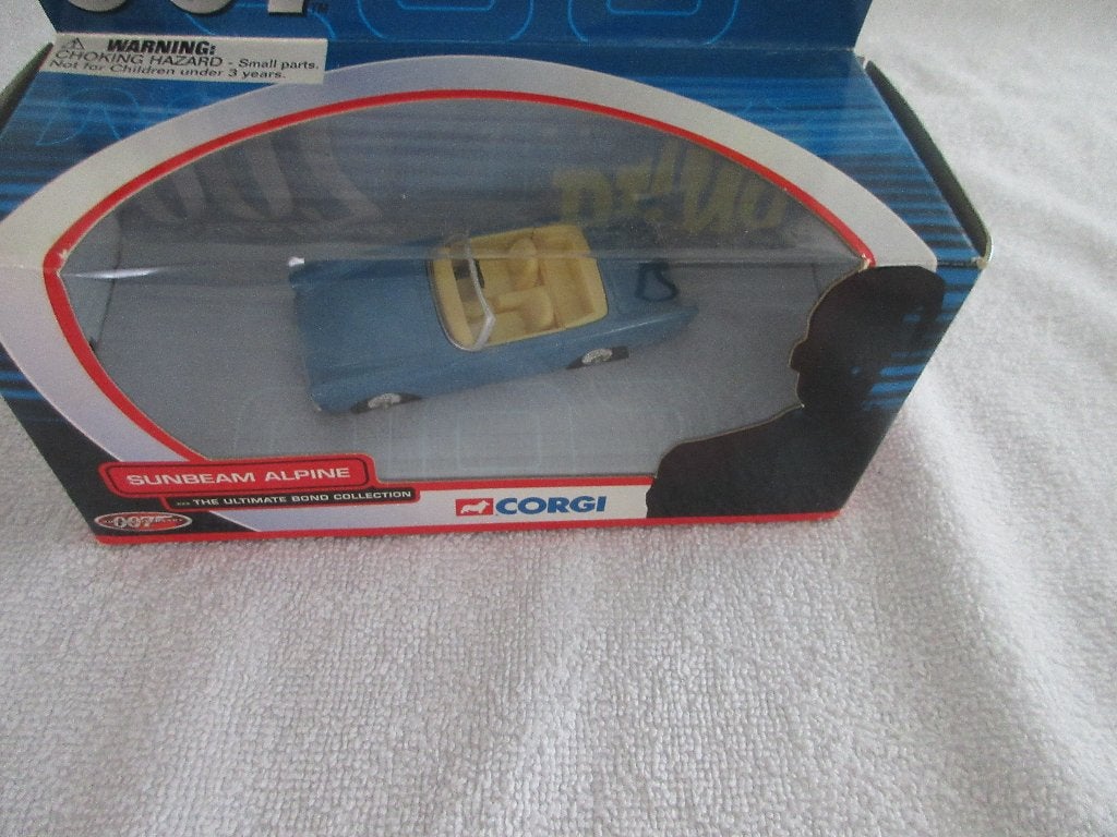 Corgi James Bond Sunbeam Alpine schaal 1:43 in doos., Ophalen of Verzenden, Nieuw, Auto, Corgi