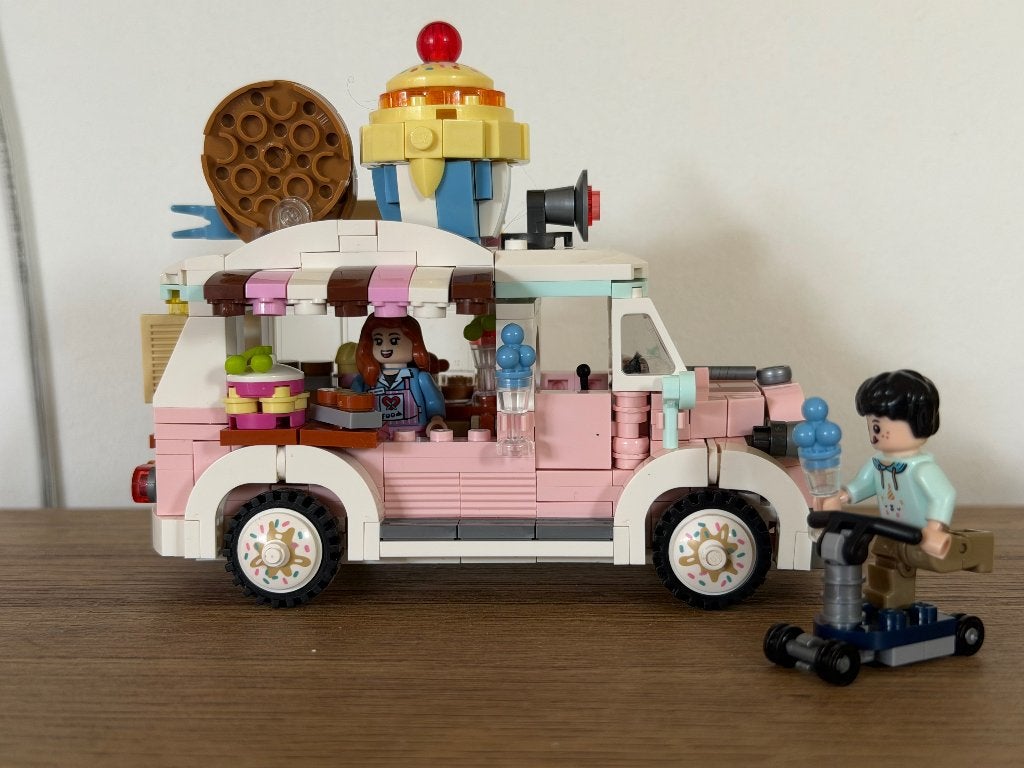 LOZ Mini Blocks - Dessert Cart - COMPLEET, Ophalen of Verzenden, Zo goed als nieuw, Inclusief accessoires
