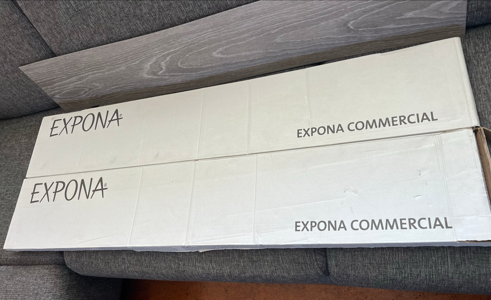 Nieuw: 2 pakken Expona Commercial PVC vloer (Design 4082), Ophalen, Nieuw, Grijs, Overige typen