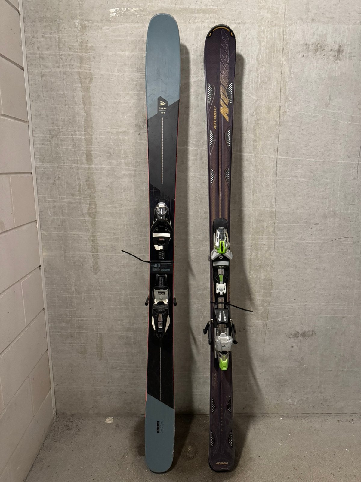 Atomic Nomad en Slash 100 Ski’s, Ophalen, 160 tot 180 cm, Gebruikt, Atomic