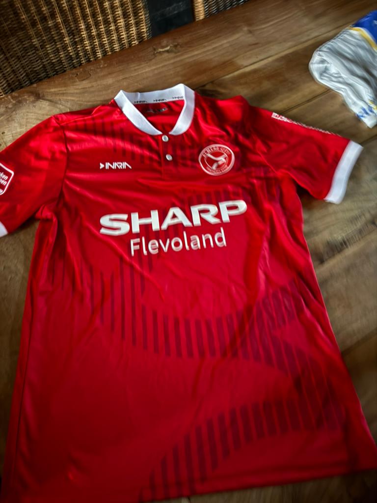 Voetbalshirt Almere City FC 2019/29 KKD nr 9 (Verheydt), Ophalen of Verzenden, Zo goed als nieuw, Buitenlandse clubs, Shirt