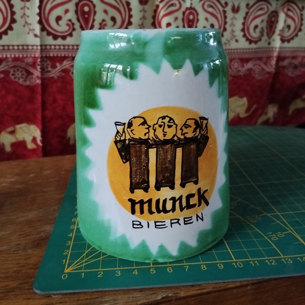 Vintage biermok Munck bieren, Ophalen of Verzenden, Zo goed als nieuw, Overige typen, Overige merken