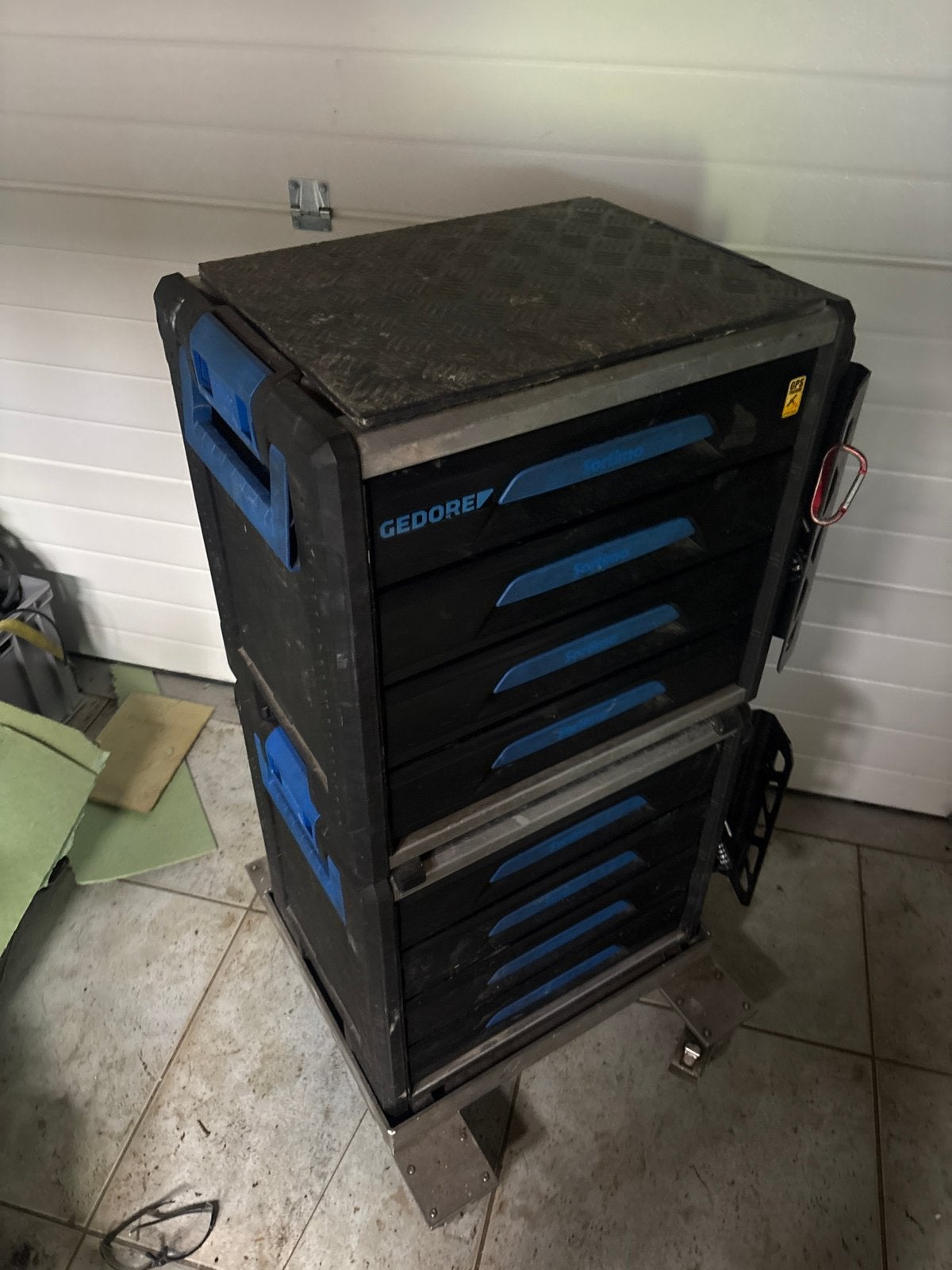 Gedore Sortimo WorkMo met RVS wielframe, Ophalen, Gebruikt, Gereedschapsopslag, Gedore