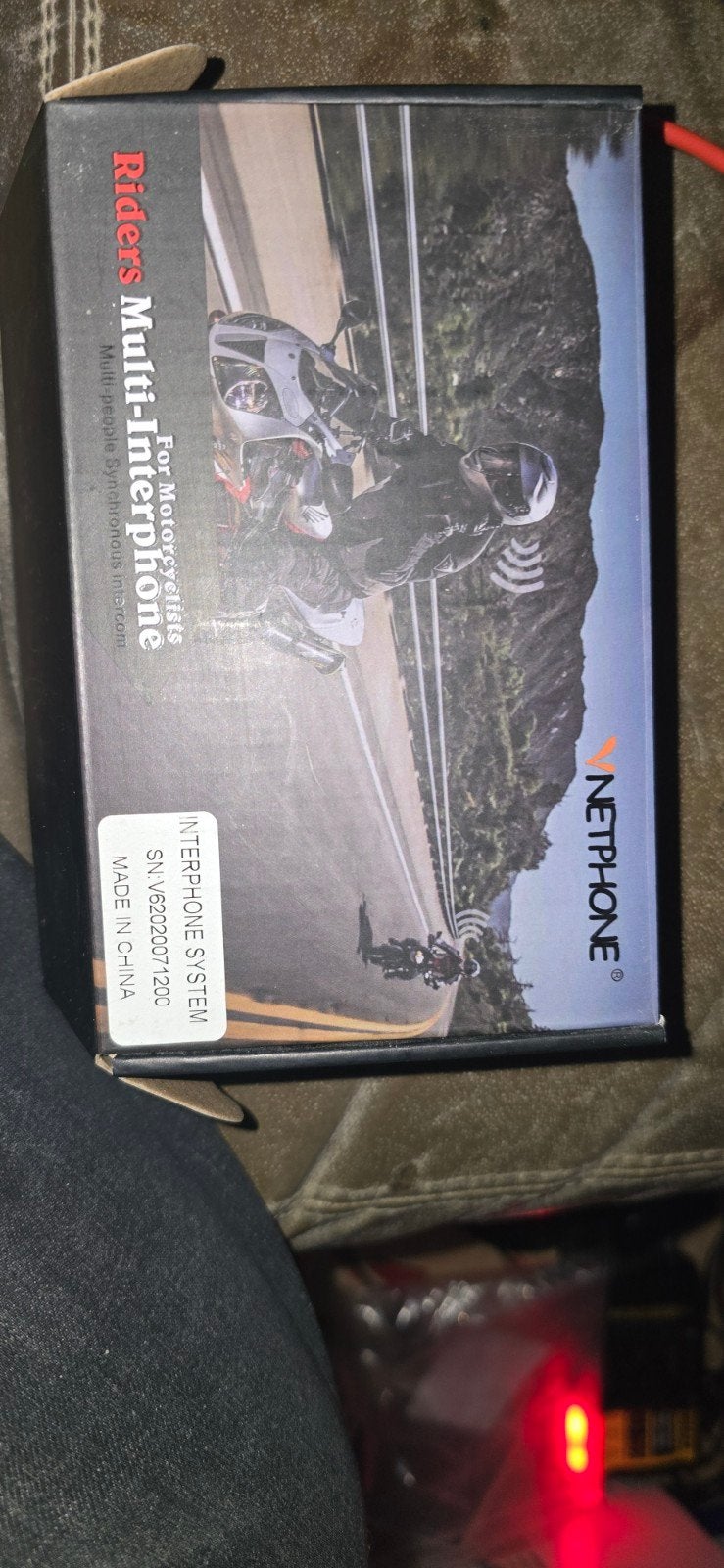 Nieuwe NETHPHONE Riders Multi-Interphone voor motorfietsen, Motoren, Ophalen of Verzenden, Gebruikt