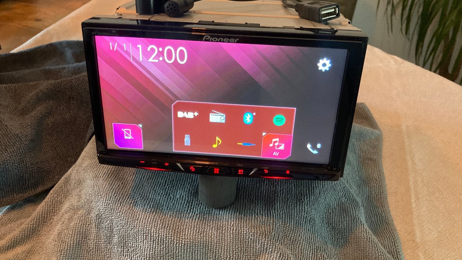 Pioneer SPH-DA230DAB Apple CarPlay Alfa 159/Brera Canbus, Ophalen, Zo goed als nieuw