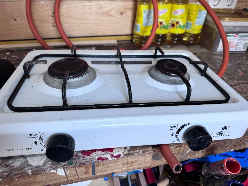Kampeer kookstelletje, Caravans en Kamperen, Kampeeraccessoires, Ophalen, Gebruikt