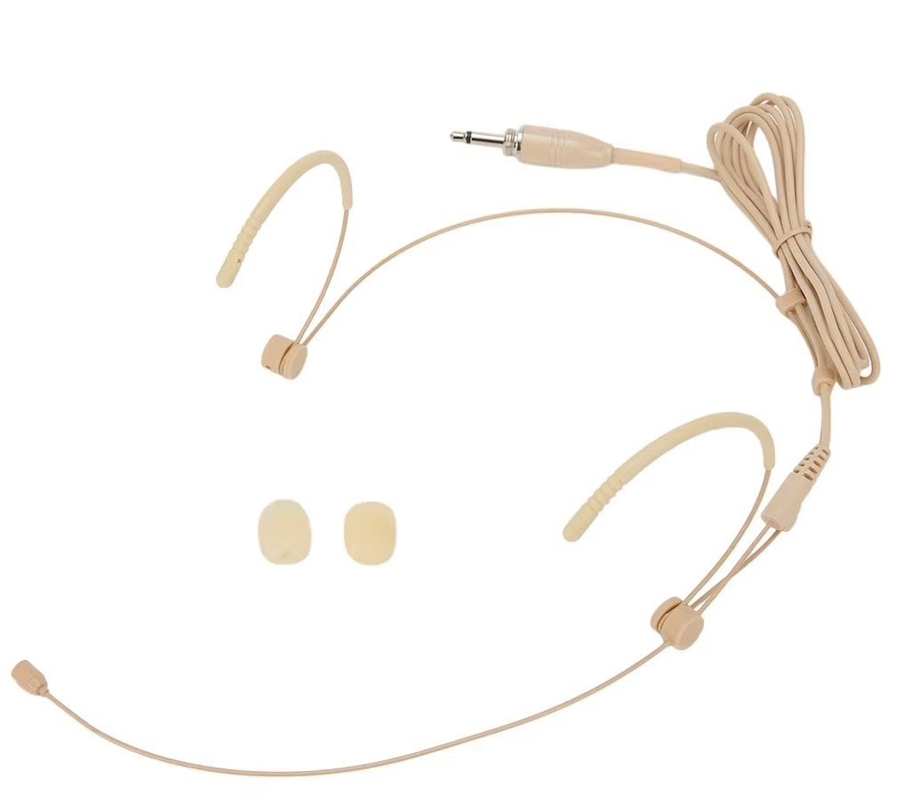 Nieuwe cremekleurige headset voor Sennheiser draadloze micro, Ophalen of Verzenden, Nieuw, Zangmicrofoon, Draadloos