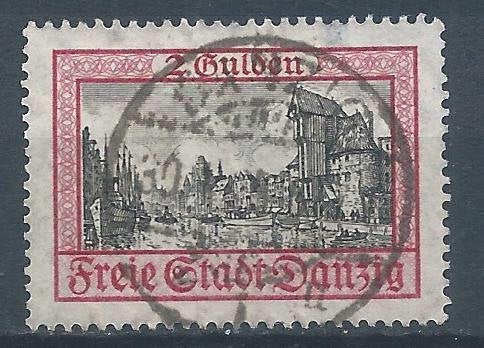 C845 – Duitsland - Danzig – MiNr 213 (gestempeld), Ophalen of Verzenden, Duitse Keizerrijk, Gestempeld