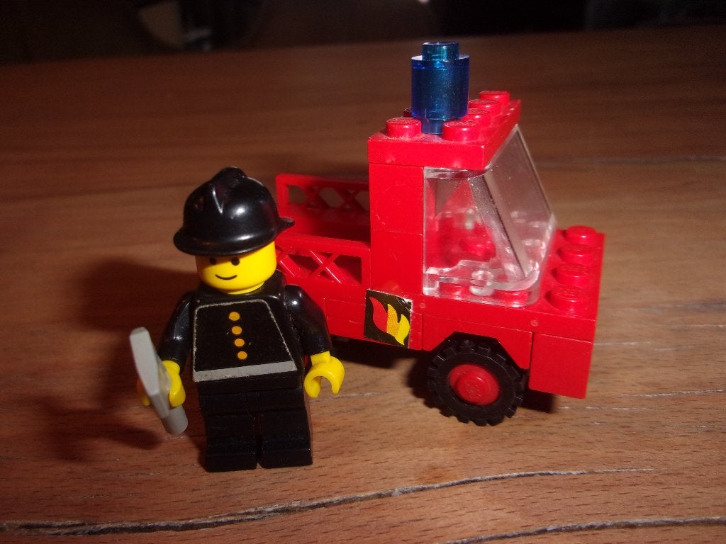 Lego Town 620-1 Fireman's Car uit 1978 (2), Gebruikt, Overige thema's, Lego, Ophalen of Verzenden