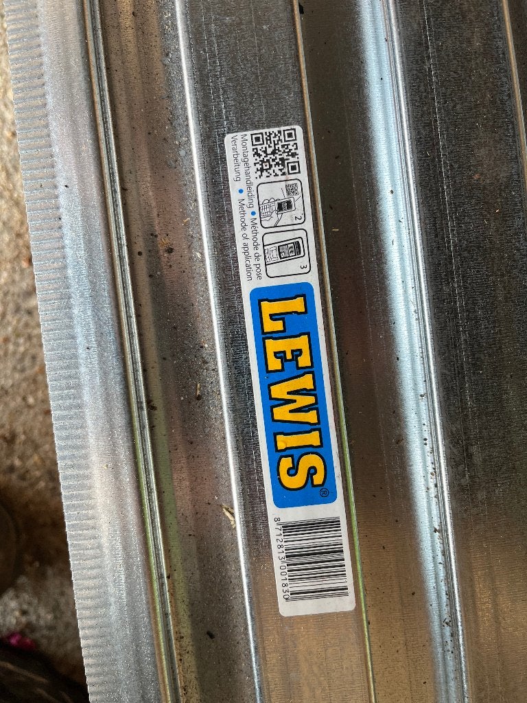 8x lewis zwaluwstaart 183 x 63 x 16, Ophalen, Nieuw, IJzer
