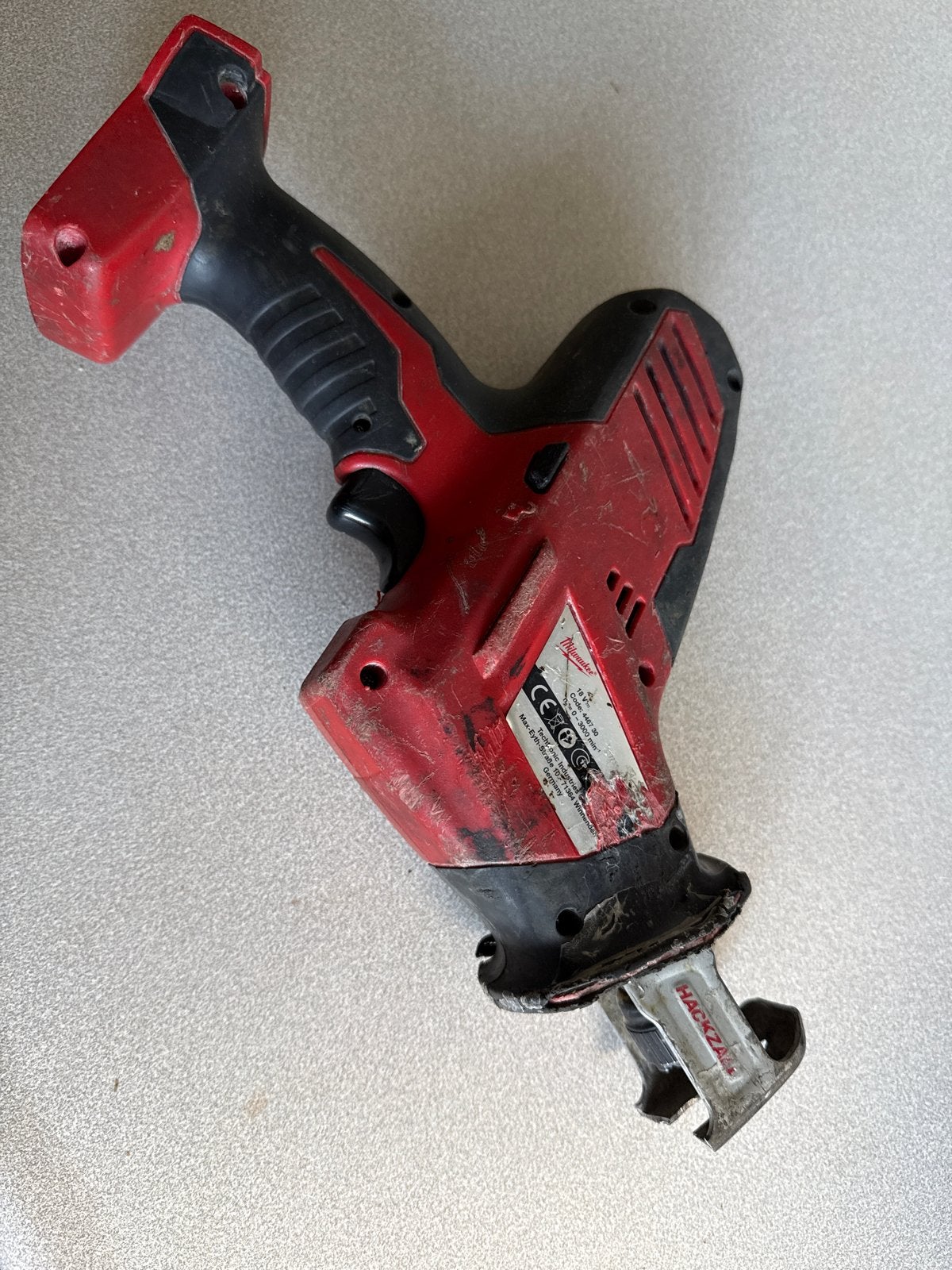 Milwaukee 18V Reciprozaag - Krachtig en Compact, Ophalen, Gebruikt, 70 mm of meer, Overige typen