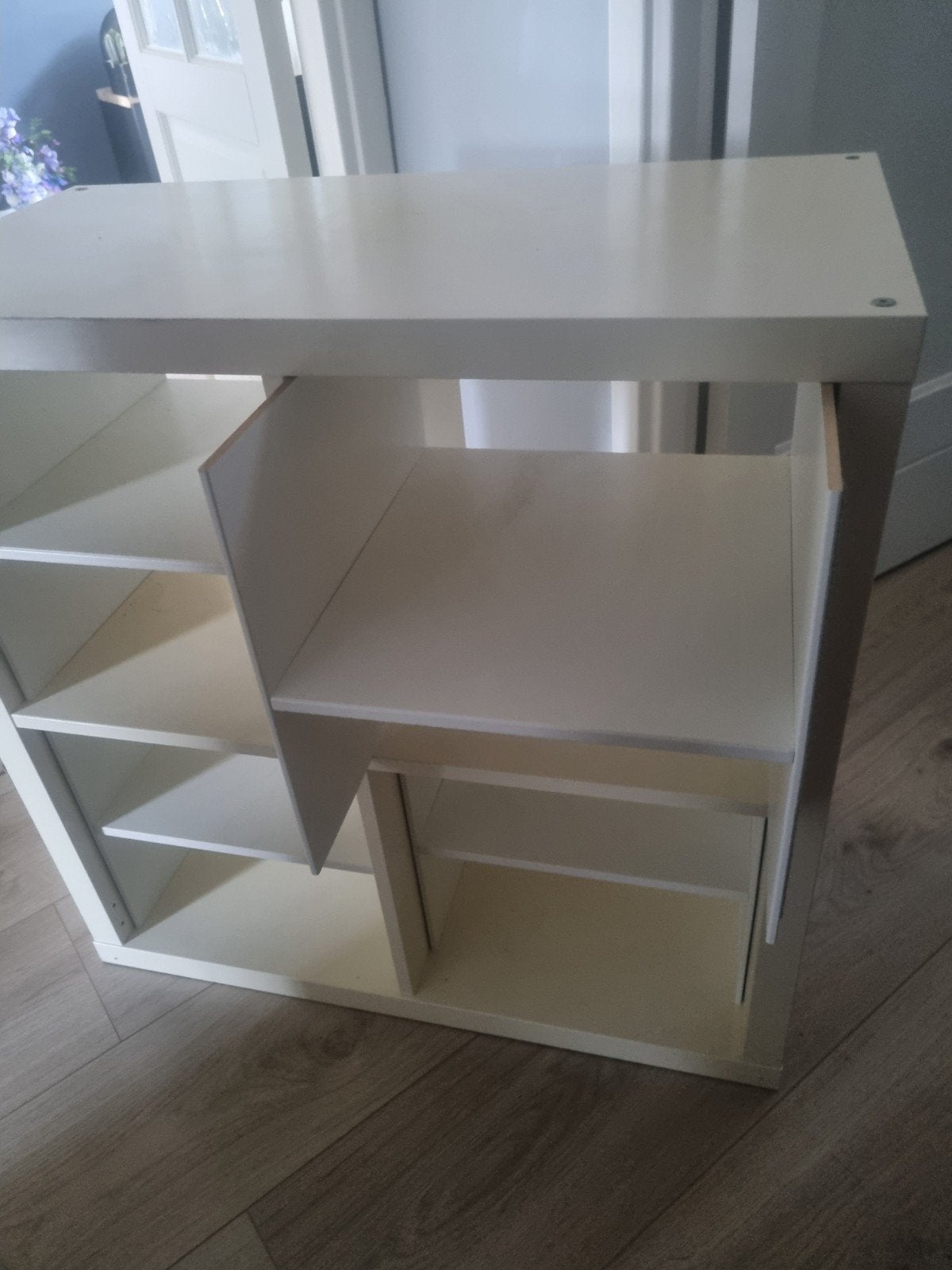 Wit planken inzet voor Kallax kast, Ikea, Met plank(en), Minder dan 50 cm, Gebruikt, Verzenden