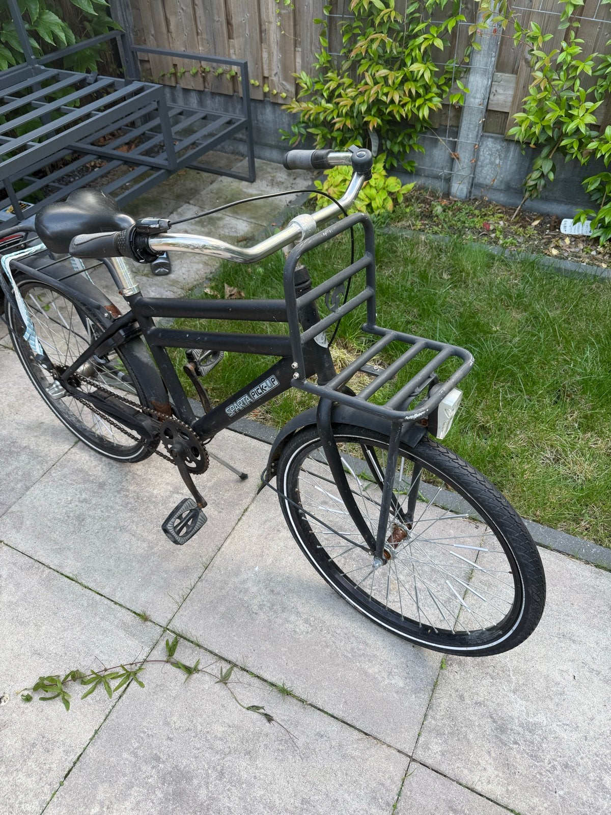 Sparta Pick-Up Transportfiets - Zwart, Ophalen, Terugtraprem, Sparta, Gebruikt