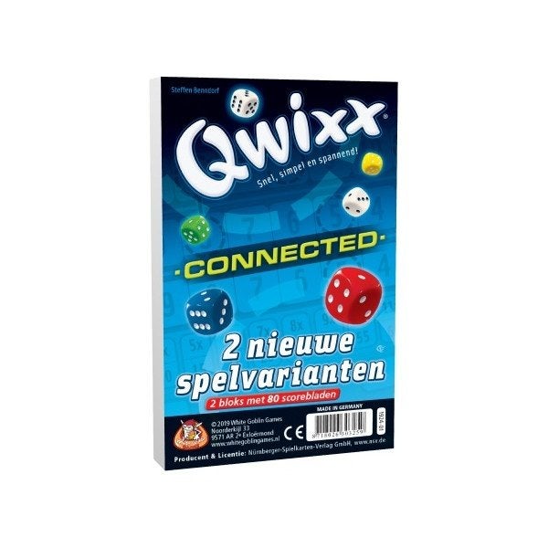 Qwixx Connected Scorreblokken White Goblin Games Dobbelspel, White Goblin Games, White Goblin Games, White Goblin Games, Nieuw