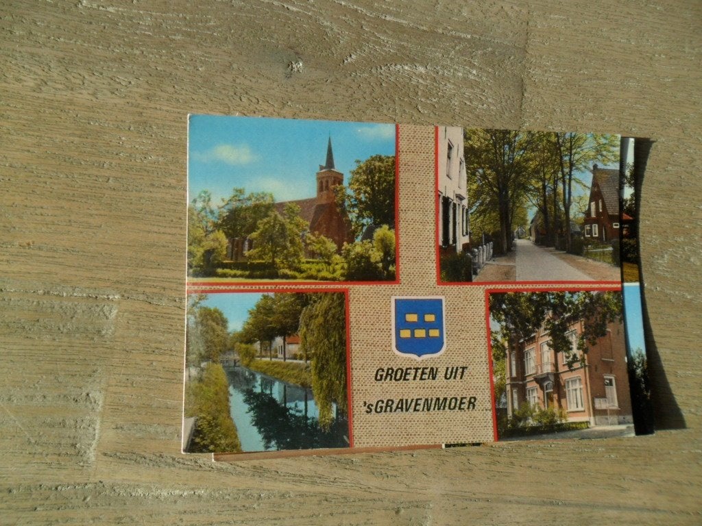 's Gravenmoer/kerk/Vaartweg/Kerkdijk/gemeentehuis 1978, Verzenden, 1980 tot heden, Gelopen, Noord-Brabant