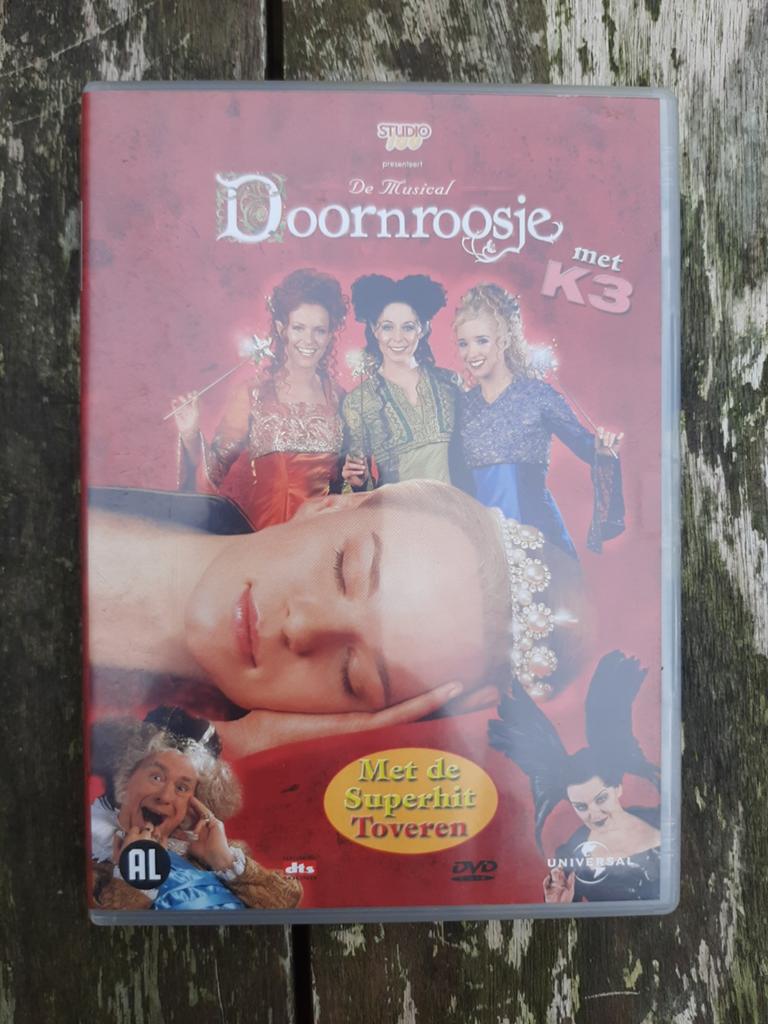 K3 doornroosje dvd musical originals, Alle leeftijden, Ophalen of Verzenden, Zo goed als nieuw, Muziek