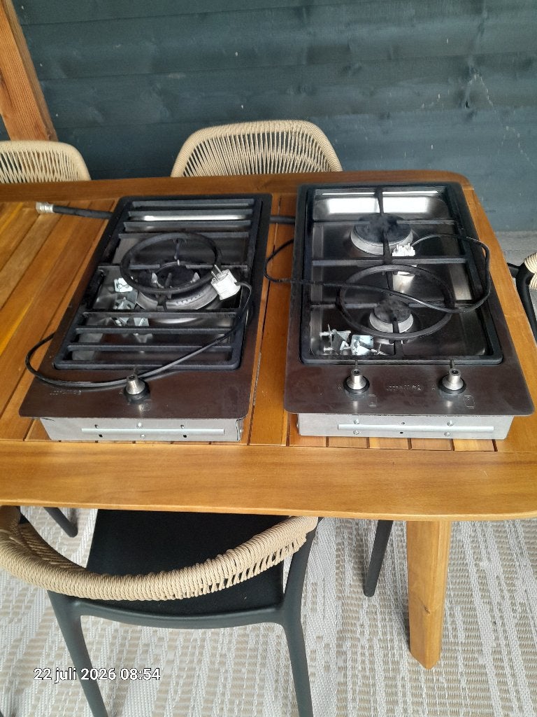 Gas kookplaat inbouw  SMEG, Ophalen of Verzenden, Inbouw, Gas, 3 kookzones of minder