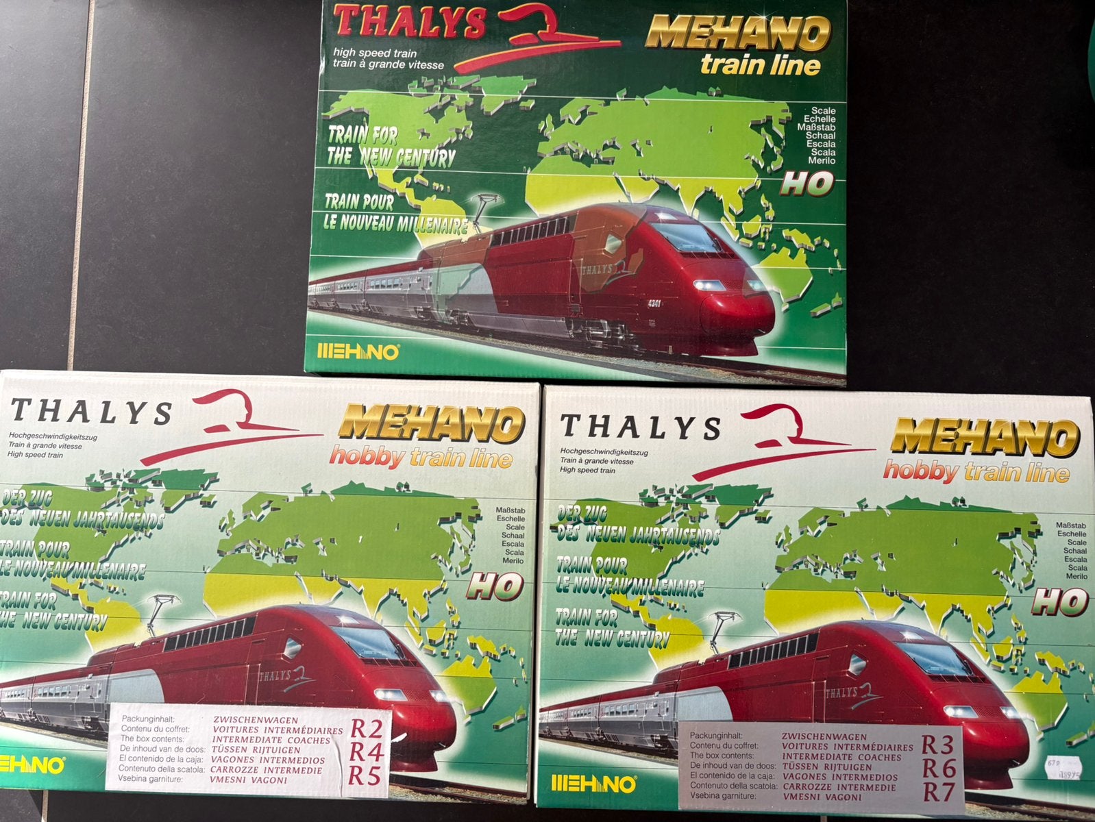 Mehano Thalys 2 10-delig, Overige merken, Treinset, Gelijkstroom, Verzenden