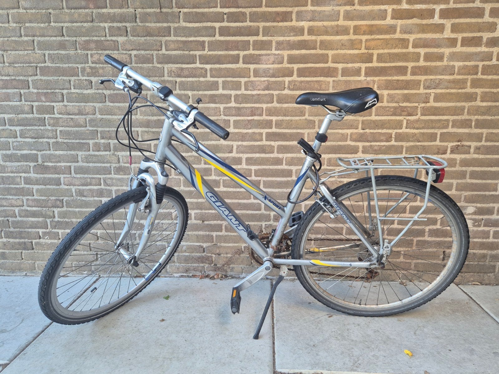 Giant X-sport fiets crosshybride - Opkapper, Ophalen, 28 inch, Gebruikt, Velgrem