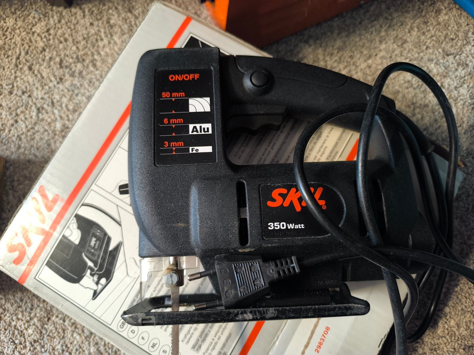 Skil Decoupeerzaag 350 Watt - Compact en Krachtig, Doe-het-zelf en Verbouw, Gereedschap | Zaagmachines, Ophalen, Gebruikt, Decoupeerzaag
