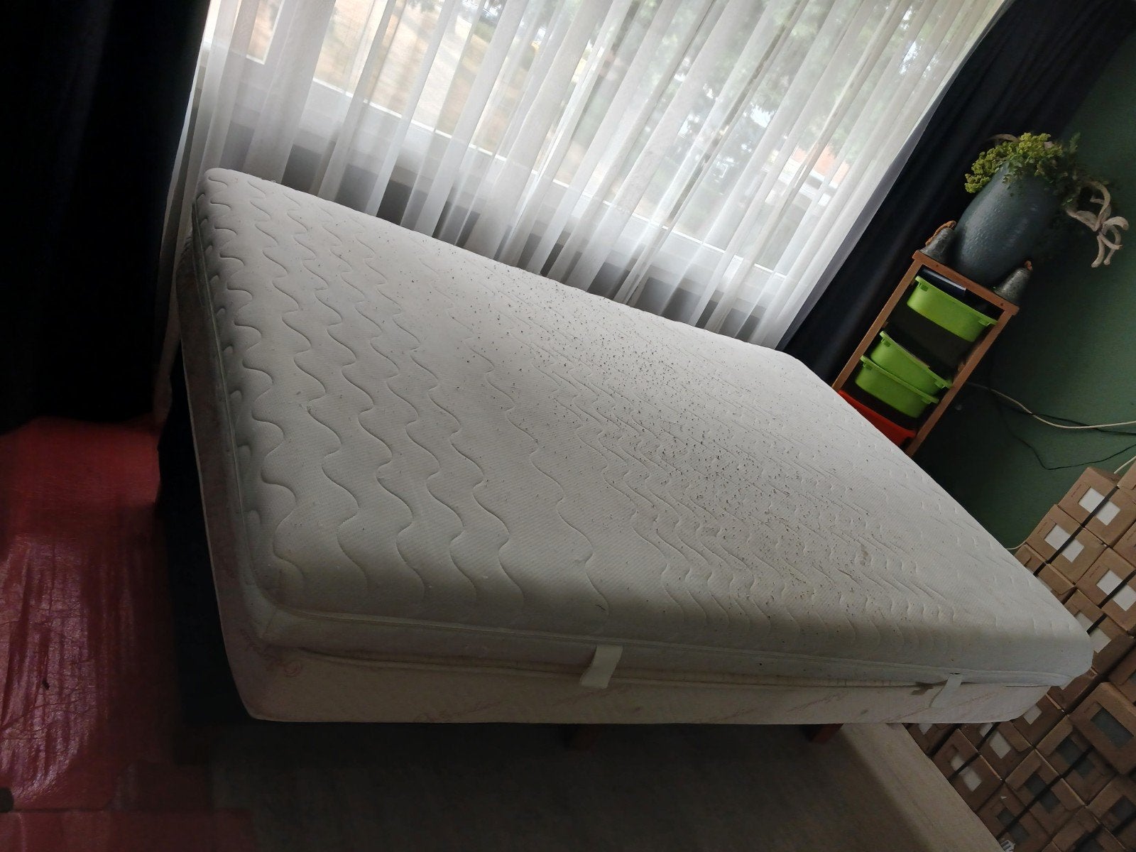 2 persoons matrassen, Ophalen, Tweepersoons, Wit, 90 cm