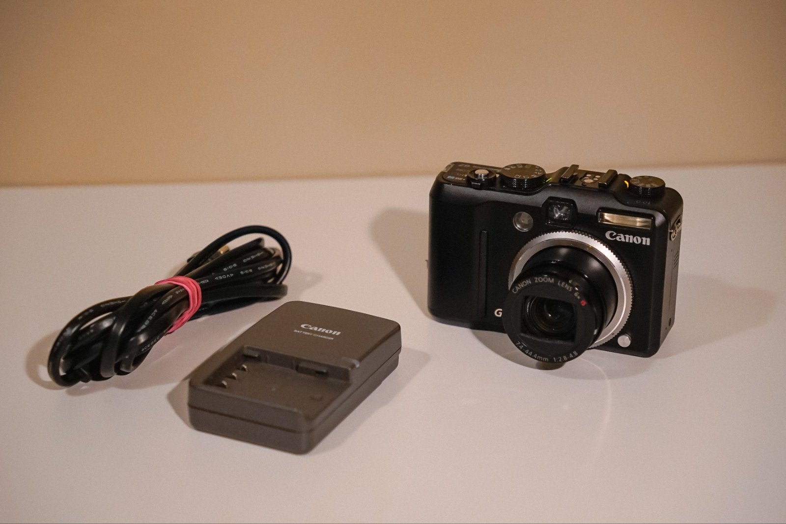 Canon PowerShot G7, Ingebouwde flitser, Gebruikt, Accu, Canon