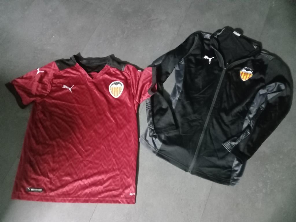 Trainingsjack en shirt van Valencia CF in de maat 152, Maat XS of kleiner, Ophalen of Verzenden, Gebruikt, Trainingspak